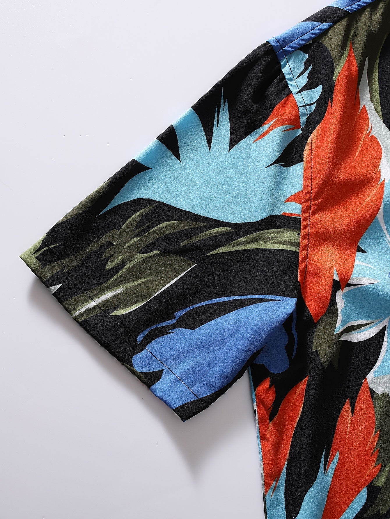 Astrid® | Hand Drawn Floral Print Revere Shirt