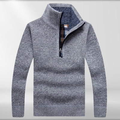 Diego® | Thicker Fleece Sweater With Half Zip