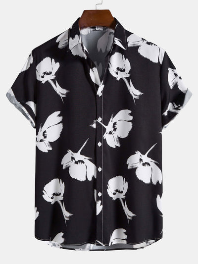 Alvyn® | Hand Drawn Floral Print Shirt