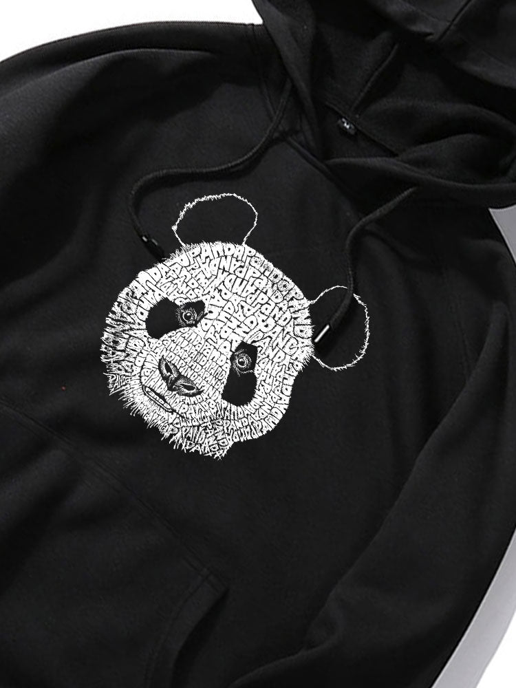 Myles | Panda Painting Print Hoodie