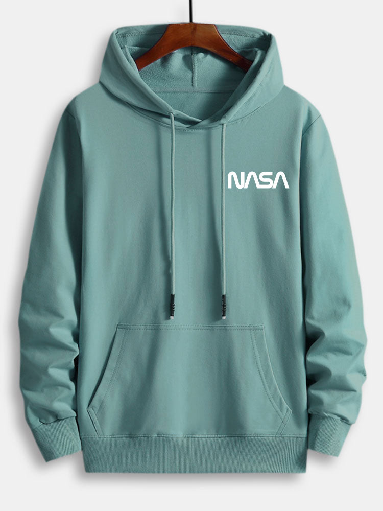 Alfred | NASA Print Cotton Hoodie