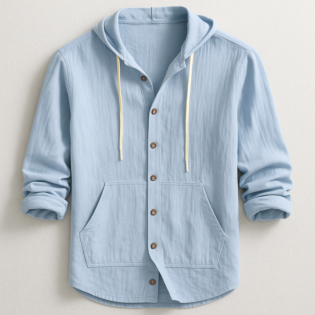 Wyatt | Oxford Hoodie Shirt