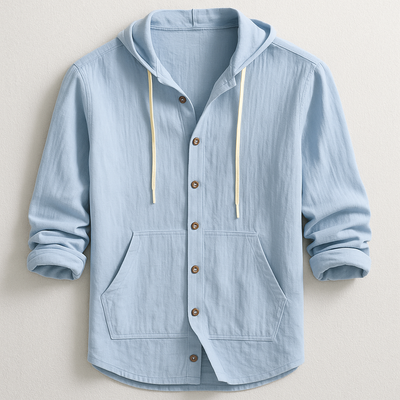 Wyatt | Oxford Hoodie Shirt