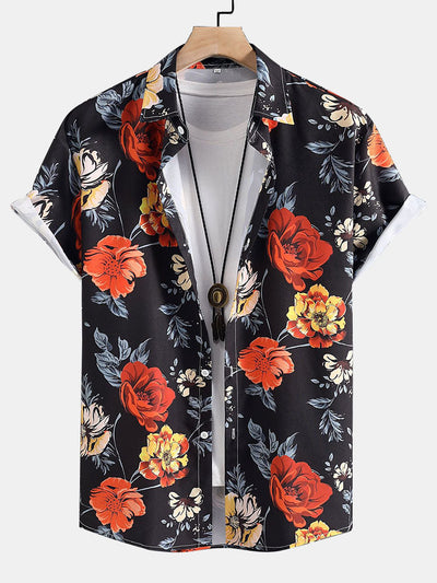Anwill® | Floral Print Button Up Shirt