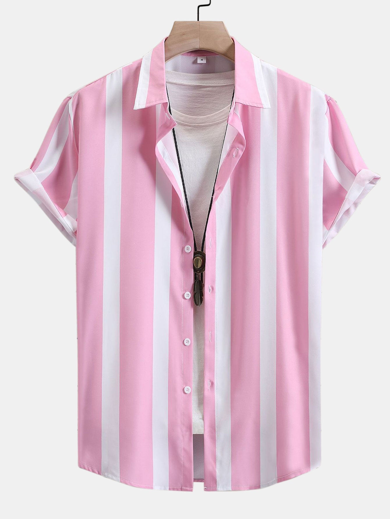 Andino® | Striped Print Button Up Shirt