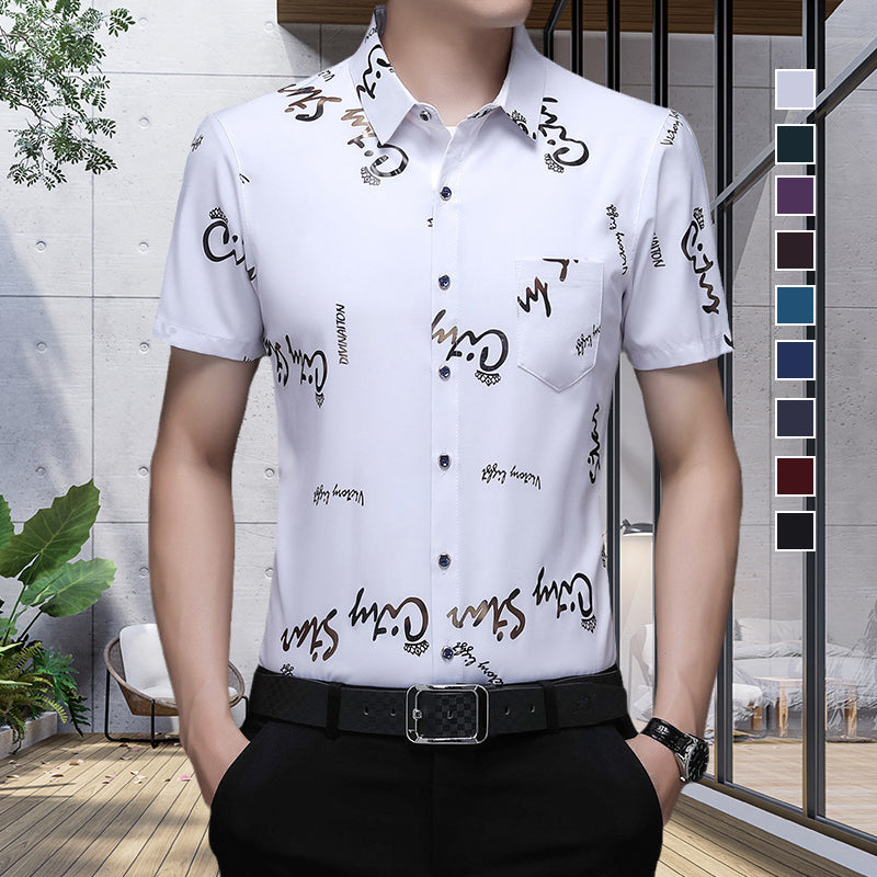 Kahlil® | Thin Short-Sleeved Shirt For Men