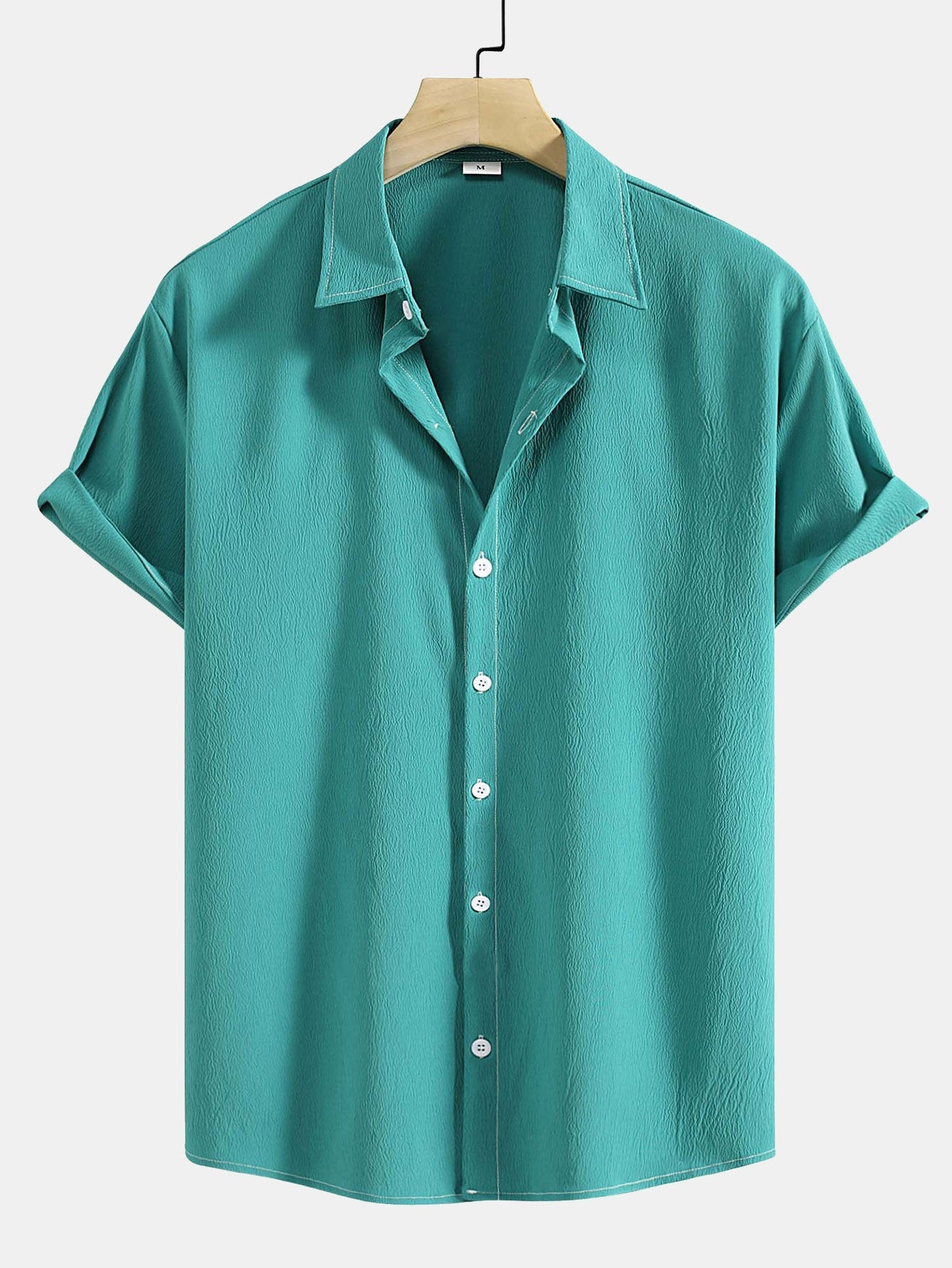 Anner® | Wrinkled Texture Button Up Shirt