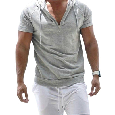 Kaleb® | Summer Men'S Sports T-Shirt With Hood