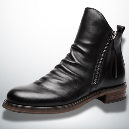 Casiano® | Elegant Men's Ankle Boots With Zip
