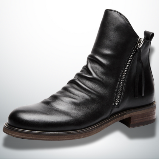 Casiano® | Elegant Men's Ankle Boots With Zip