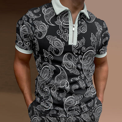 John® | Men'S Summer Stylish Printed Polo Shirt