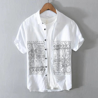 Hector® | Printed Linen Men's Shirt