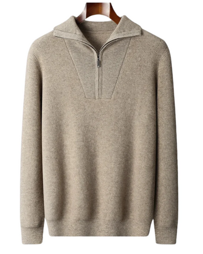 Erik | Portofino Cashmere Half Zip Sweater