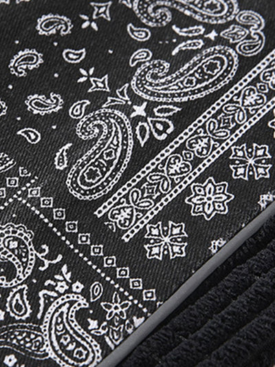 Felipe® | Corduroy Paisley Print Panel Pants