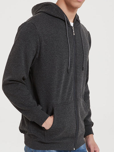 Tanner | Basic Zip Through Hoodie