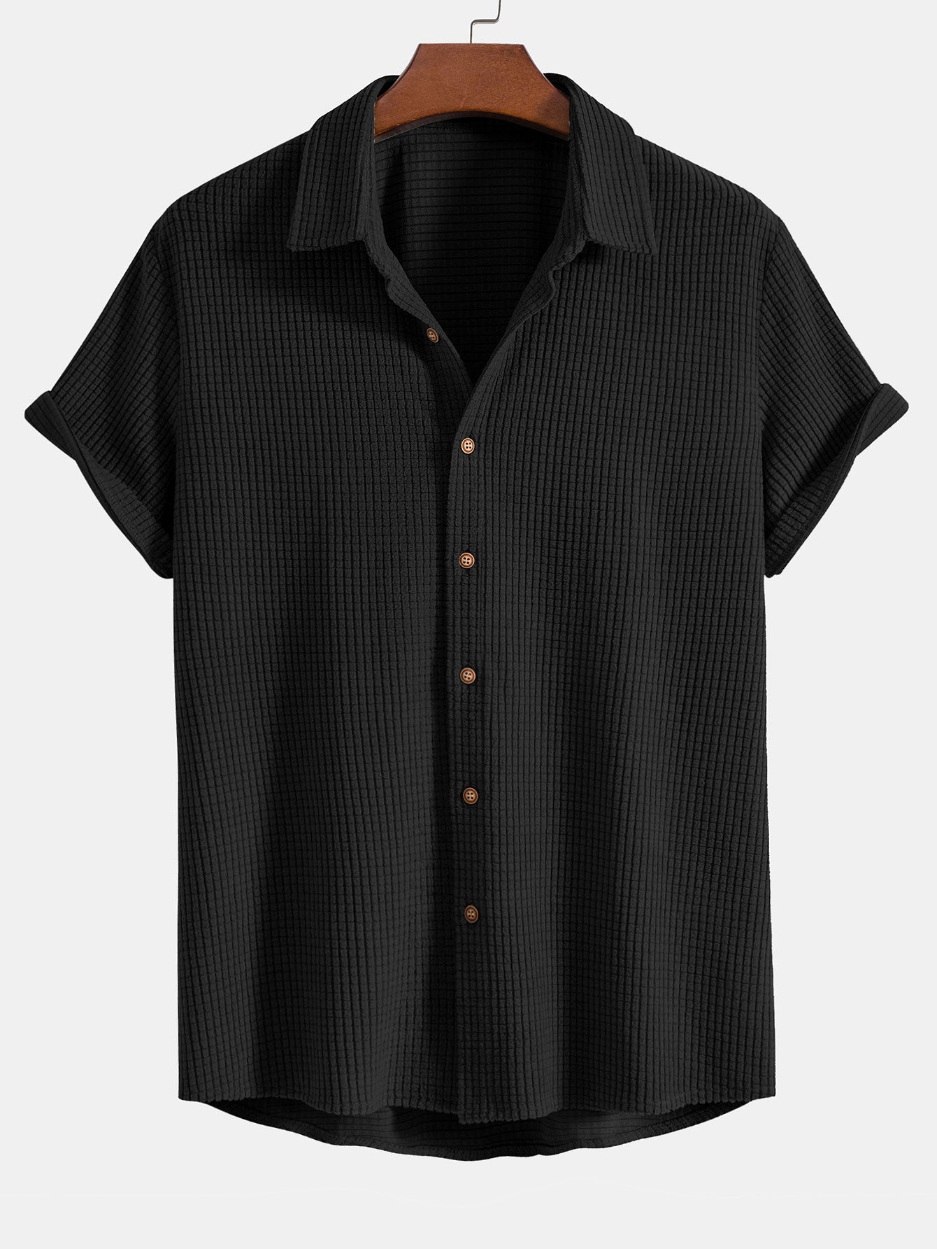 Clayton® | Waffle Button Up Shirt & Shorts