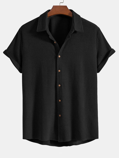 Clayton® | Waffle Button Up Shirt & Shorts