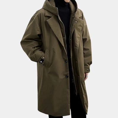 Amos® | Luxden Men’s Trench Coat
