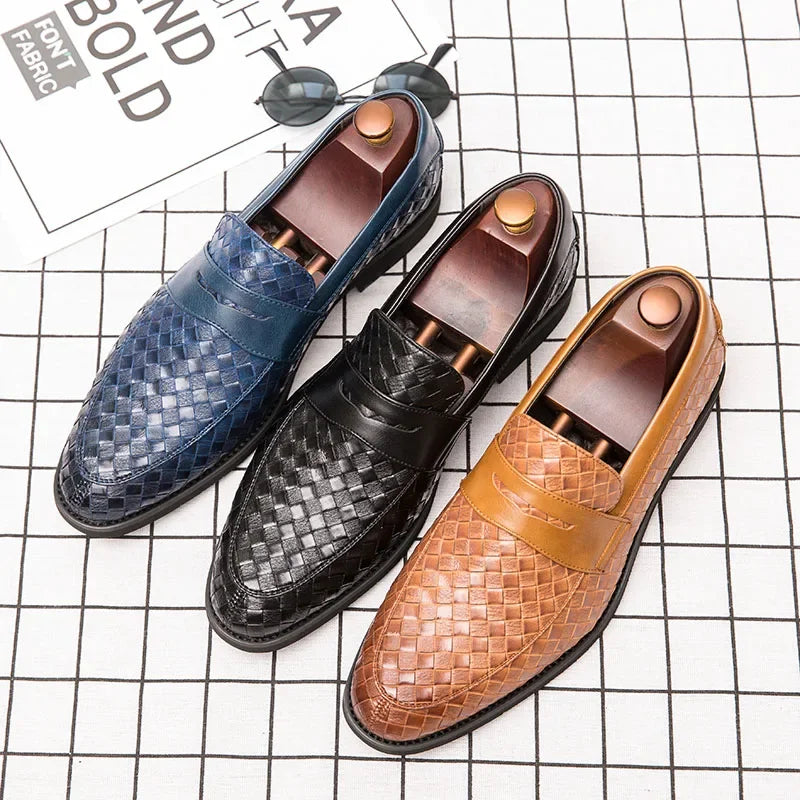Oliver | Elegant Woven Loafers