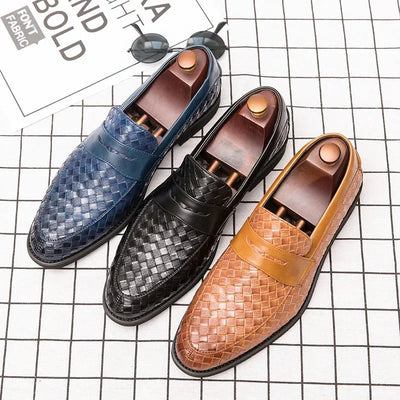 Oliver | Elegant Woven Loafers