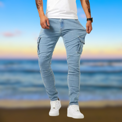 Edgardo® | Men's Denim Effect Trousers