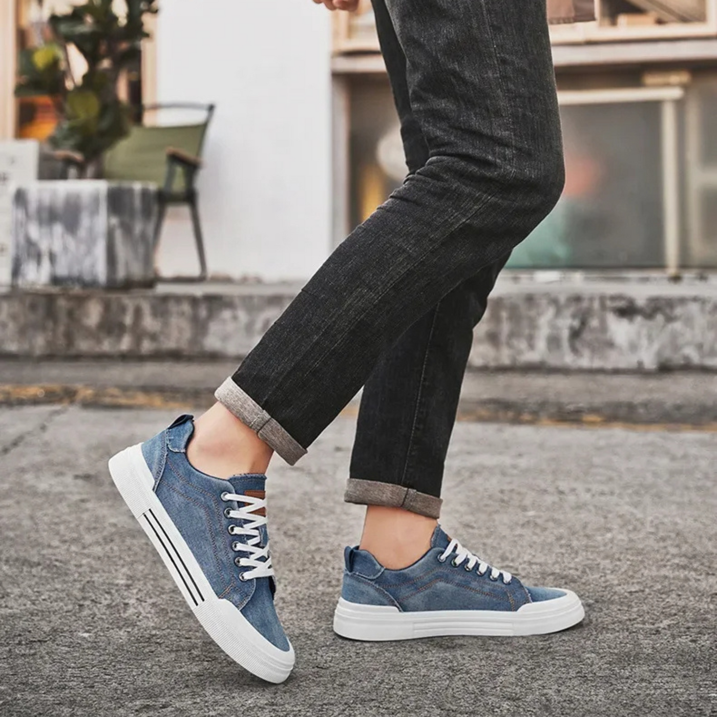 Alexei | Bellagio Denim Sneakers