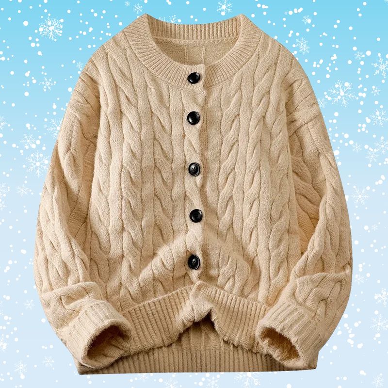Ricardo® | Sweater with long sleeves and button