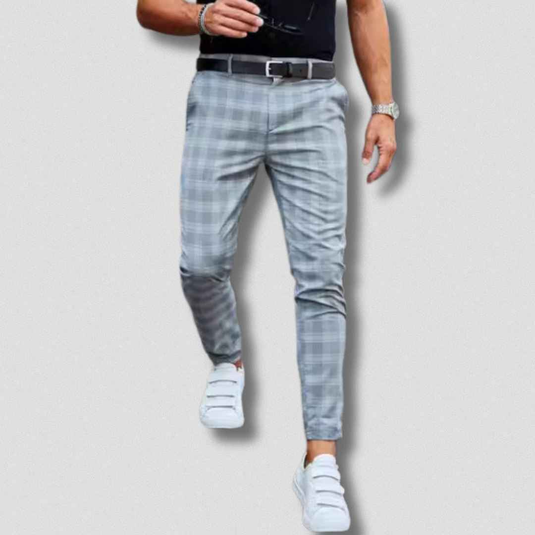 Elijah® | Premium Trousers With Checked Pattern