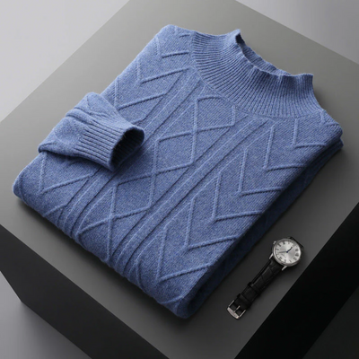Levi | Mizar Patterned Cashmere Sweater