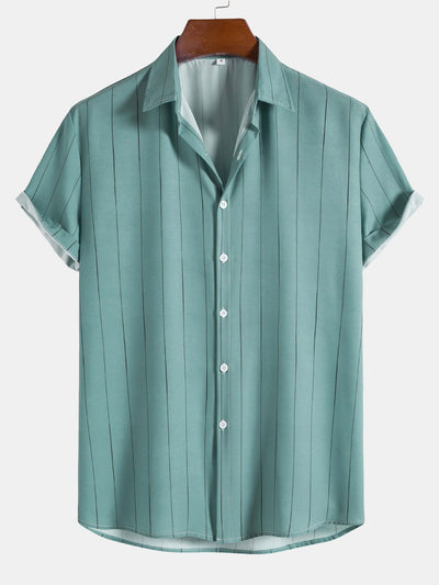 Alexandros® | Striped Button Up Shirt