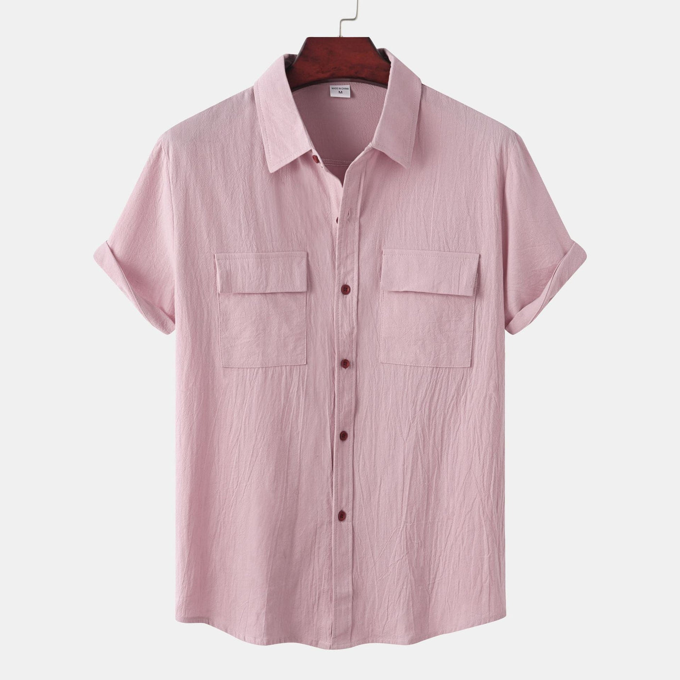 Judas® | Short-Sleeved Linen Shirt For Men