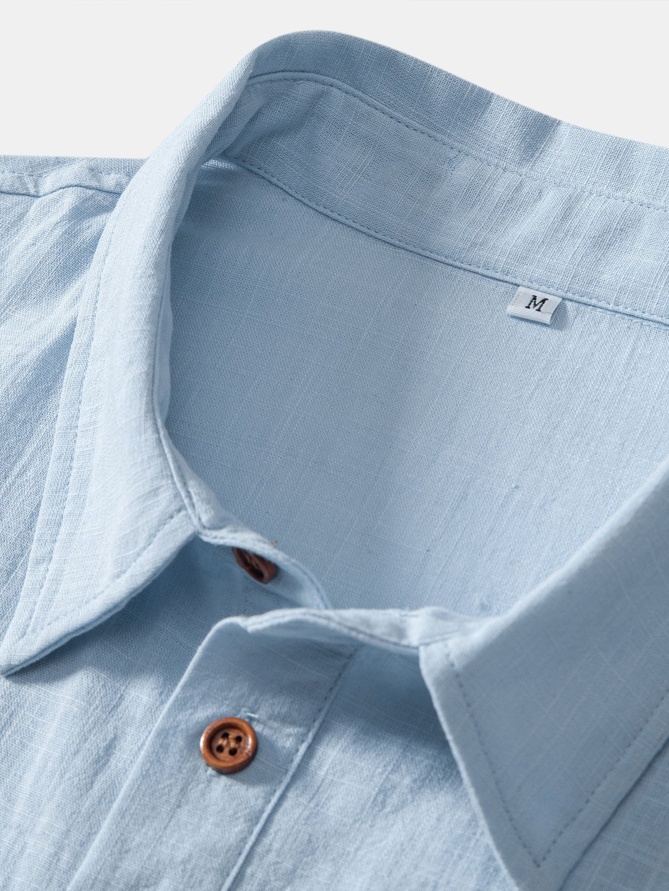 Aristides® | Short Sleeve Linen Look Polo Collar Shirt