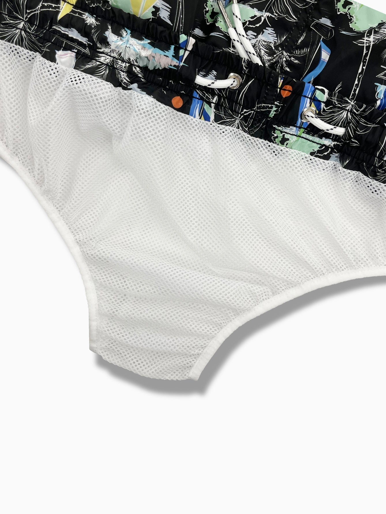 Bernardo® | Palm Tree Sailboat Print Swim Shorts