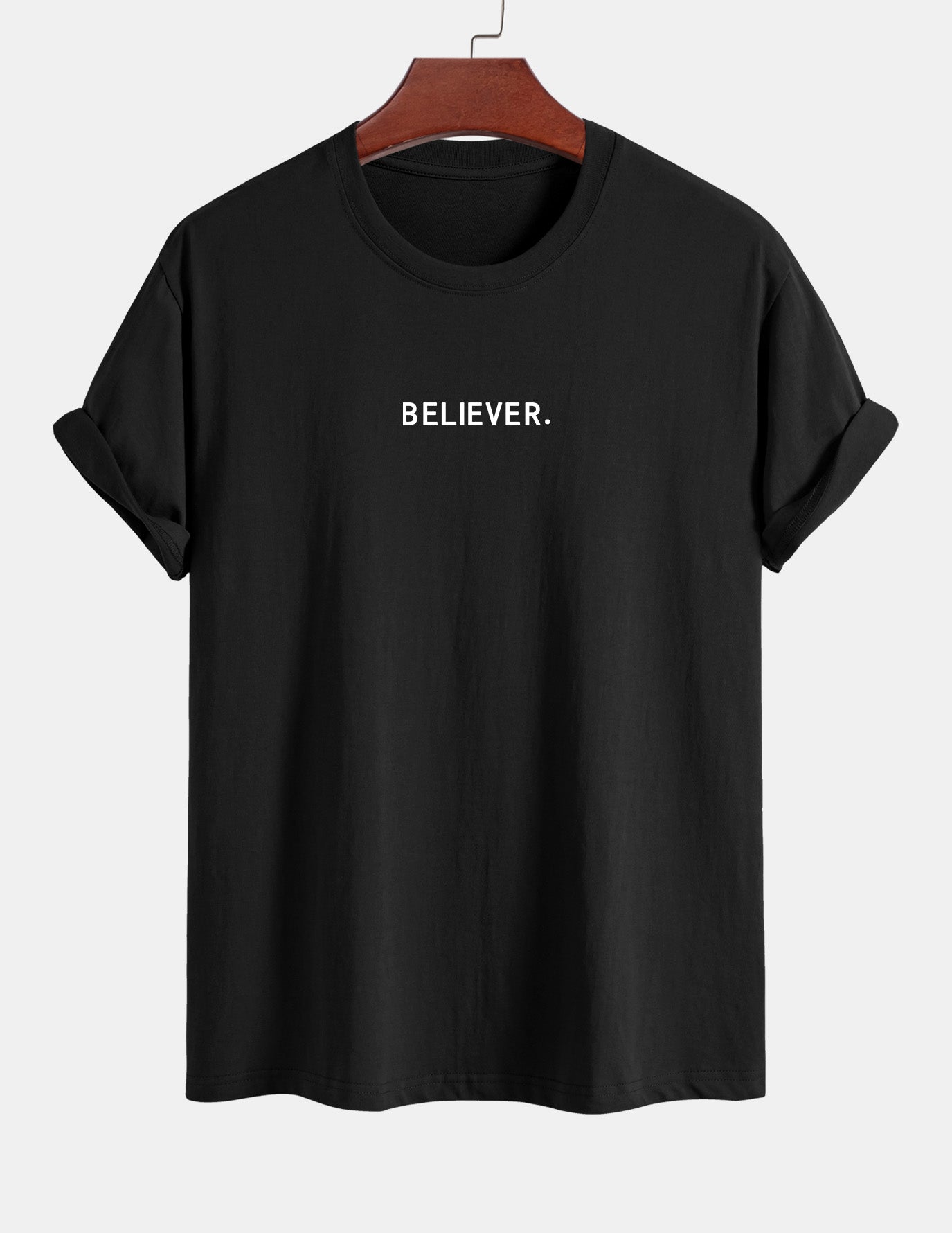 Octavio® | Believer Print Cotton T-Shirt