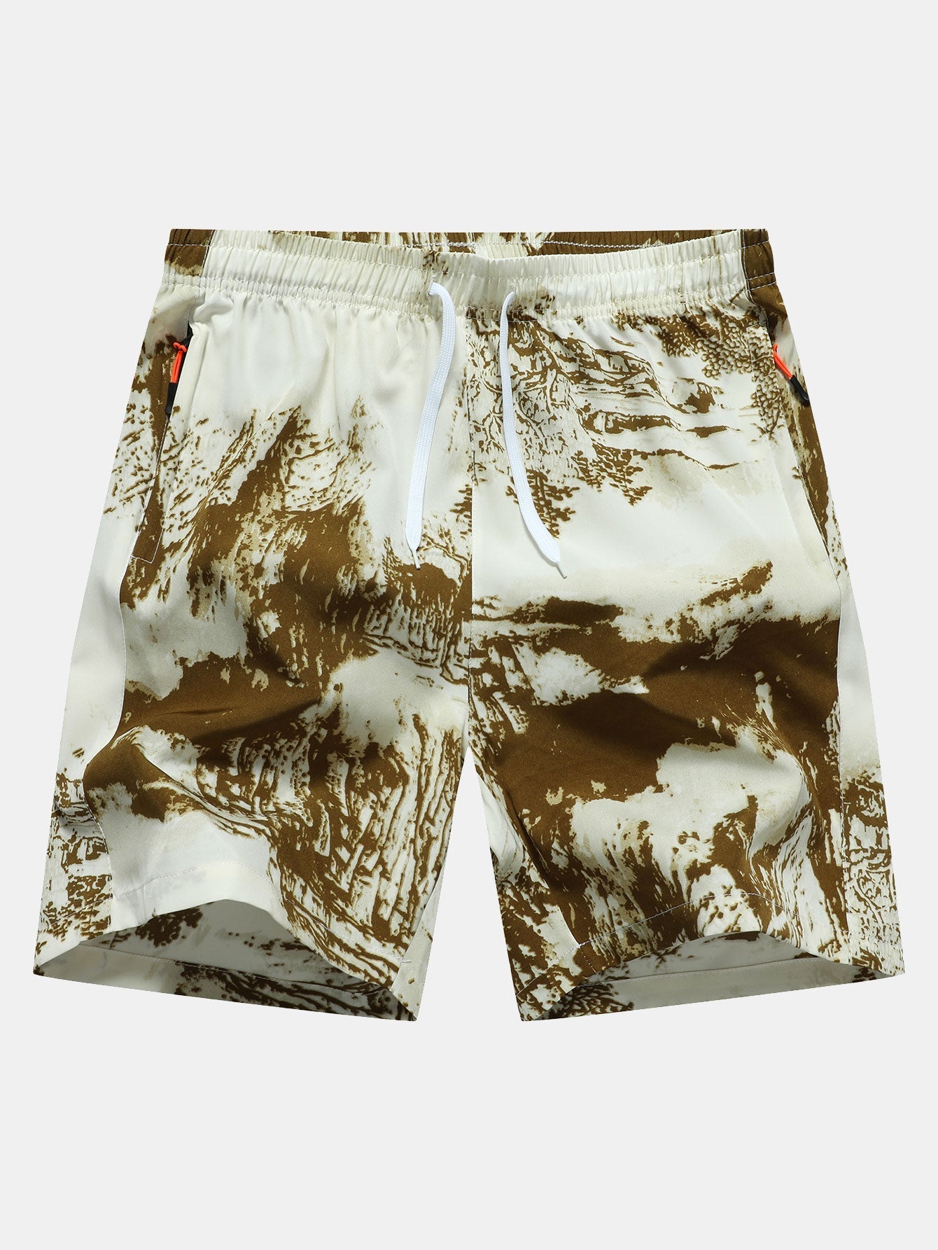 Leocadius | Ink Print Zipper Pocket Shorts