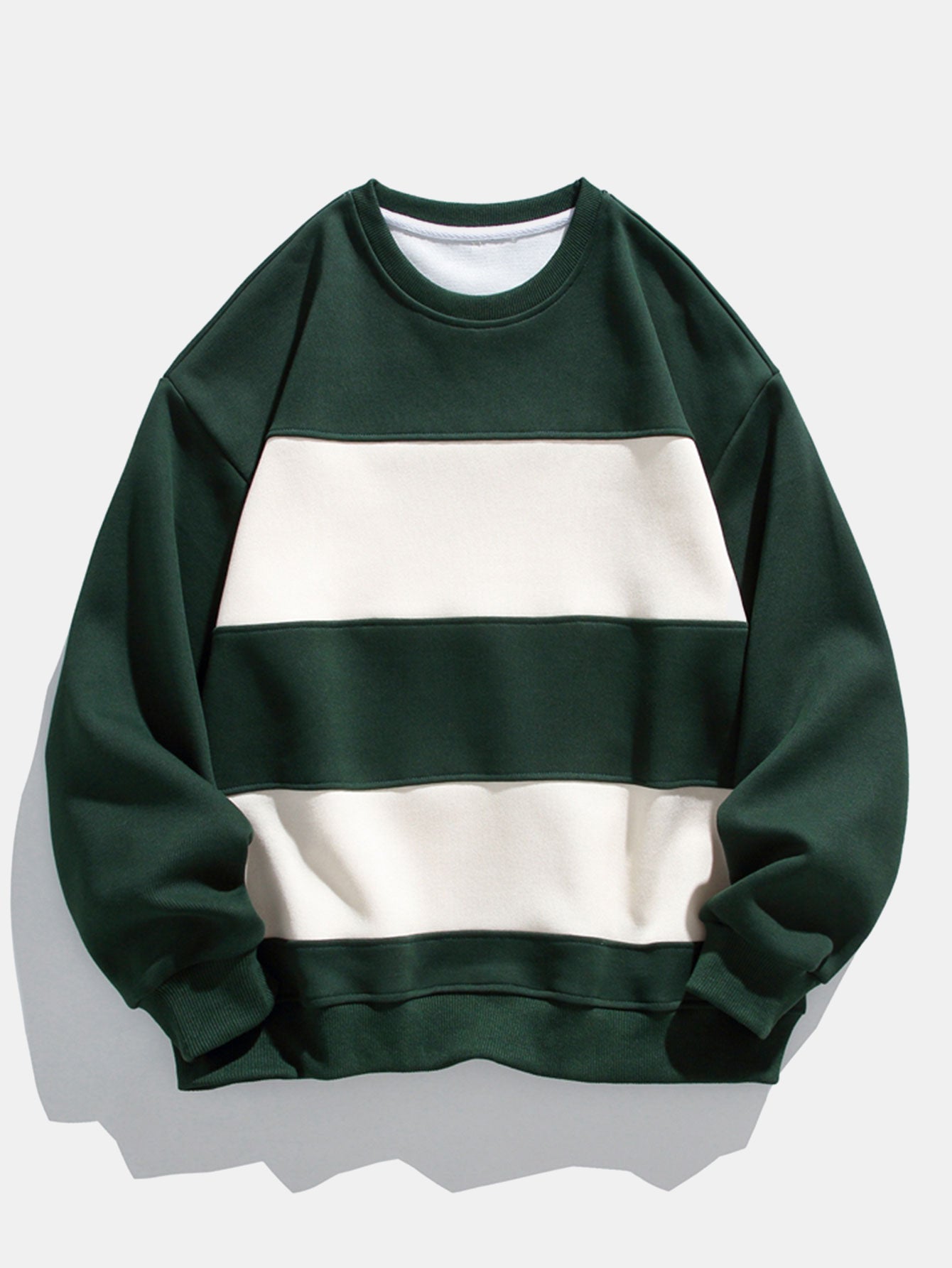 Arminius® | Relax Fit Color Block Crew Neck Sweatshirt