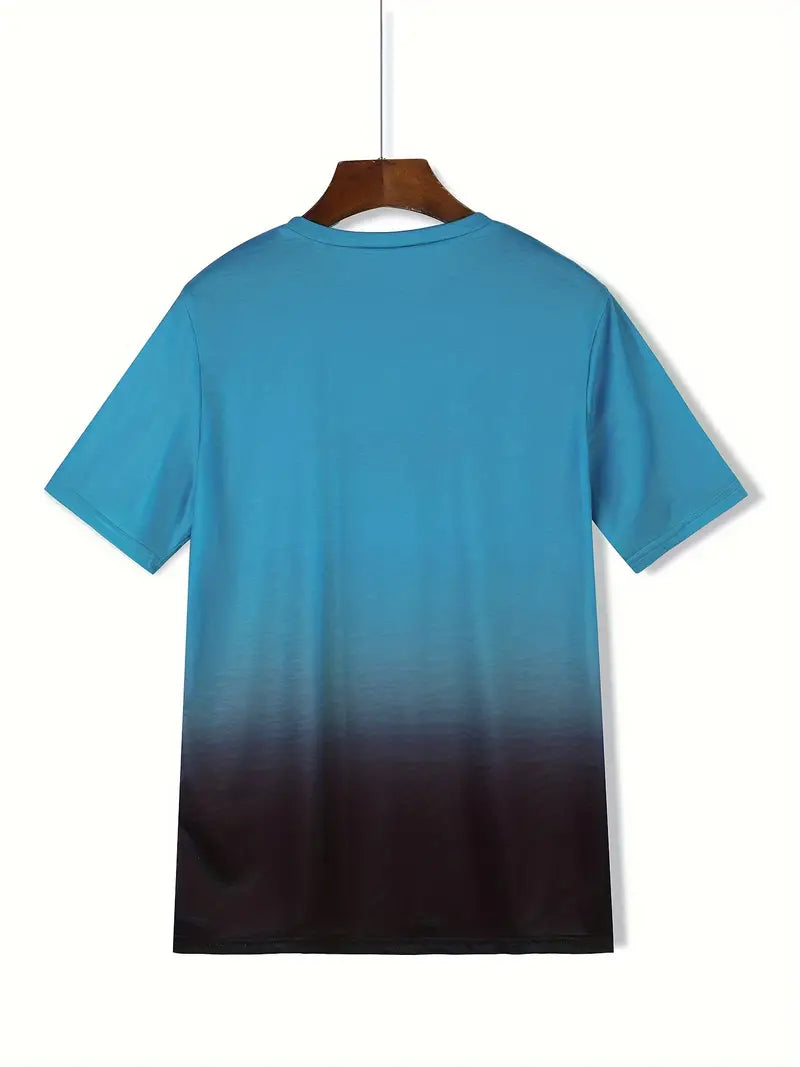 Edgar® | Comfortable T-Shirt With Gradient Graphics For Men