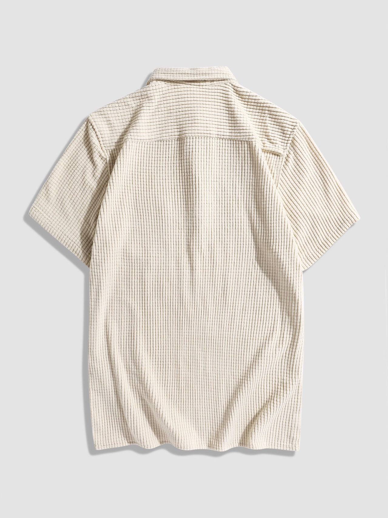 Alvord® | Waffle Lapel Solid Henley Shirts