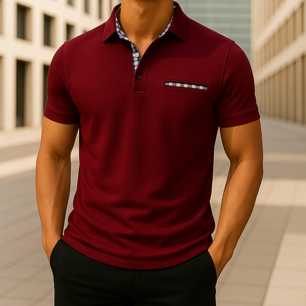 Kean® | Gingham Polo Shirt