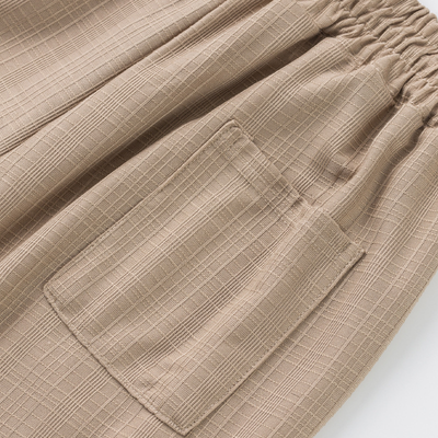 Jarrod | Men'S Textured Drawstring Solid Color Casual Pants