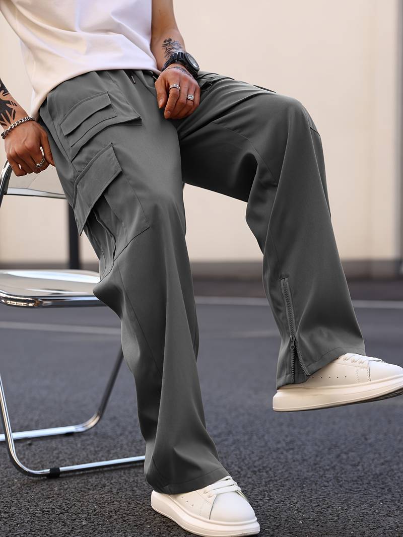 Gates® | Straight-Leg Cargo Pants With Multiple Pockets For Men