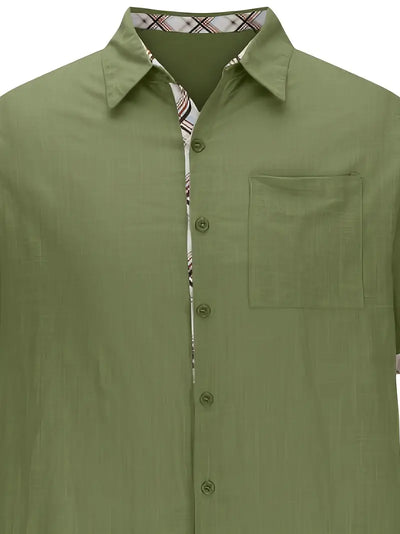 Lyra® | Stylish Shirt With Checkered Graphic Print For Men