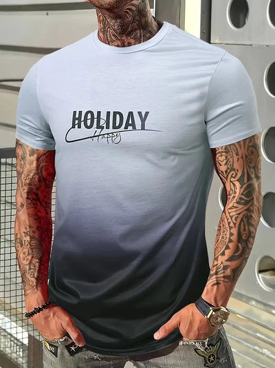 Edgar® | Comfortable T-Shirt With Gradient Graphics For Men