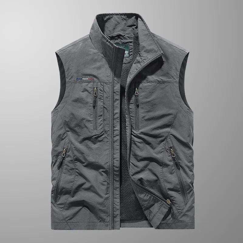 Justin® | Breathable Cargo Vest With Multiple Pockets