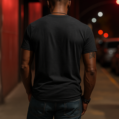 Rudolph | Men'S Summer Fashion Street Print Polyester Blend Short-Sleeved T-Shirt