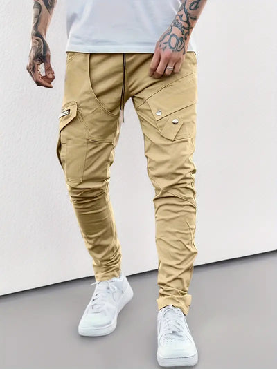 Genaro® | Casual Cargo Pants With Zipper Pockets