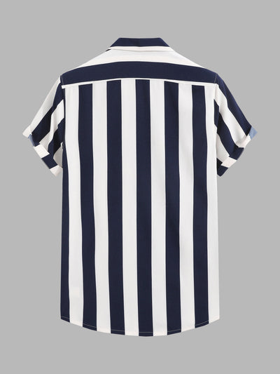 Artemon® | Stripes Casual Short Sleeve Shirts