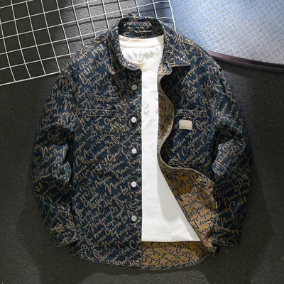 Liam® | Denim Jacket With Letters