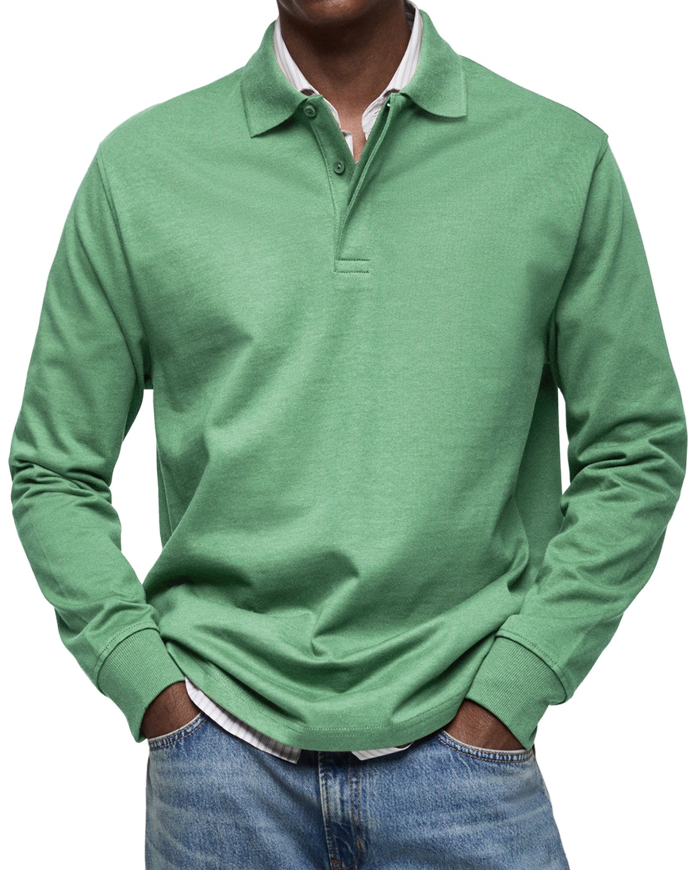 Raymond | LUXURY LONG SLEEVE POLO SHIRT