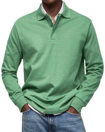 Elliot® | Casual Polo Shirt With Long Sleeves